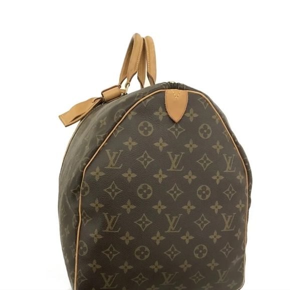Louis Vuitton Monogram Keepall 55 Boston Travel Hand Bag. Watch Video!! - Picture 8 of 16
